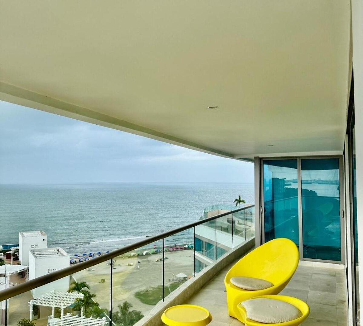 Apartamento Beautiful 2 Bedroom Ocean View In Cartagena